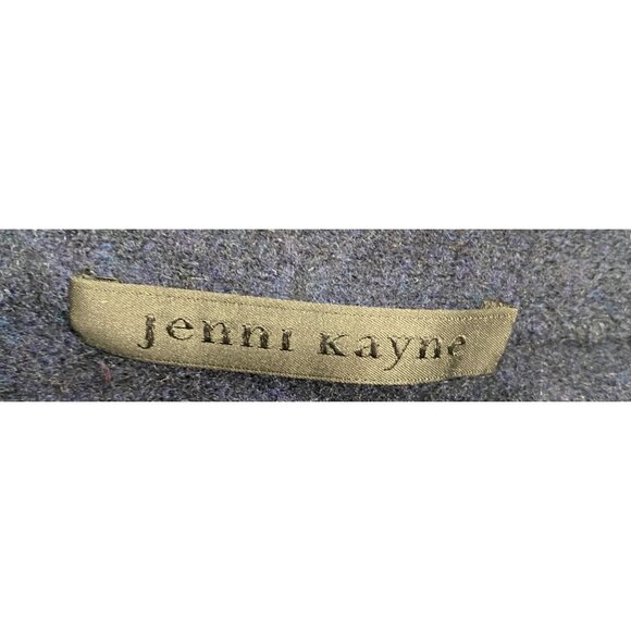 Jenni Kayne Womens Navy Wool Yak Blend open front Cardigan sweater S quiet luxur - Picture 4 of 9
